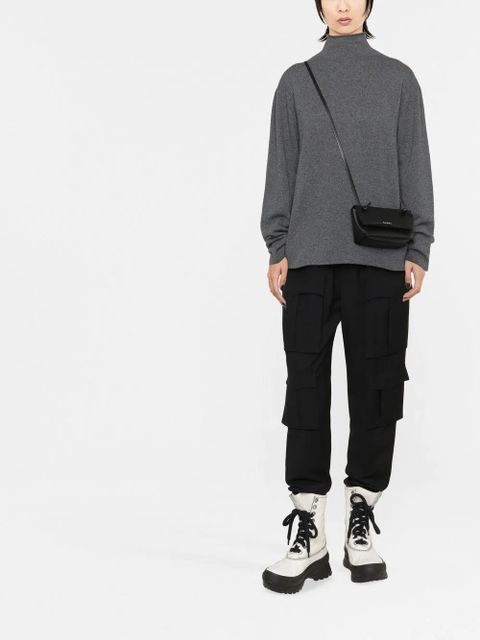 Jil Sander mock-neck knitted jumper - Grey - zdjęcie produktu nr 2