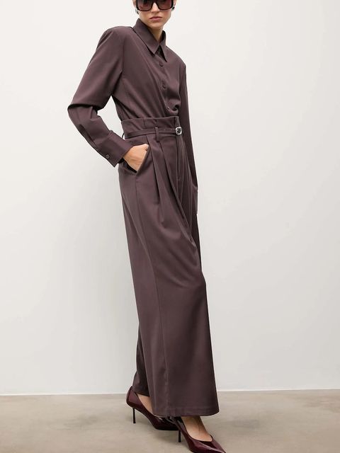 Answear.LAB szpilki skórzane kolor bordowy - zdjęcie produktu nr 2