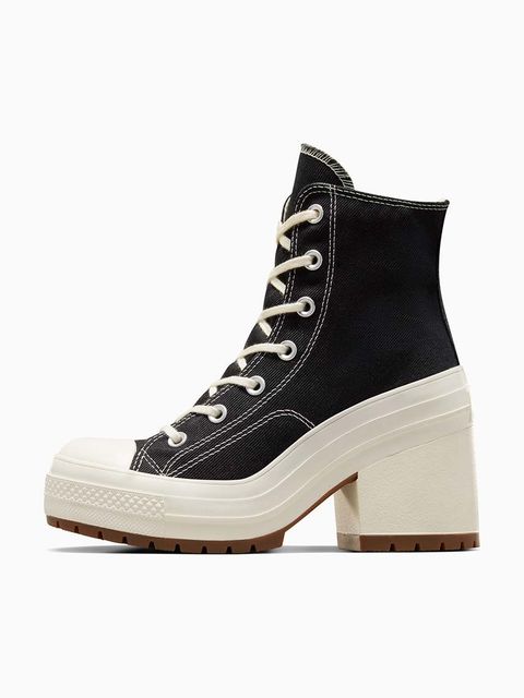 Converse trampki Chuck 70 De Luxe Heel damskie kolor czarny A05347C