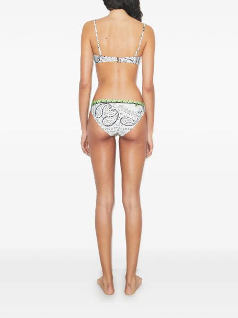 Tory Burch printed bikini bottoms - Neutrals