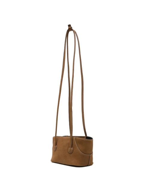 Marge Sherwood topstitch shopper shoulder bag - Brown - zdjęcie produktu nr 2