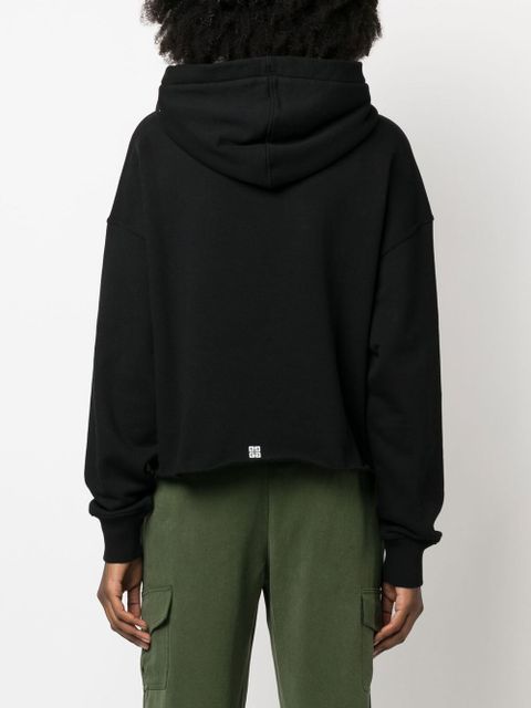 Givenchy cotton logo-print hoodie - Black