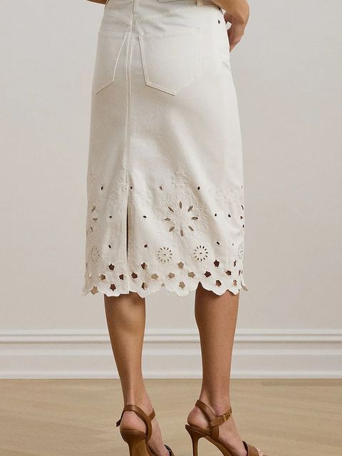 Lauren Ralph Lauren spódnica jeansowa - zdjęcie produktu nr 2