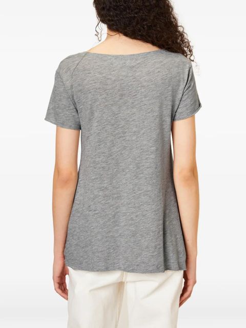 American Vintage Jacksonville V-neck T-shirt - Grey