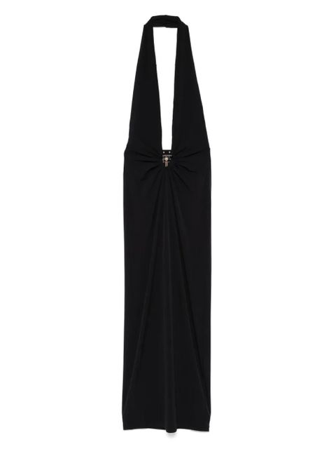 Christopher Esber orbit-detail halterneck maxi dress - Black - zdjęcie produktu nr 1