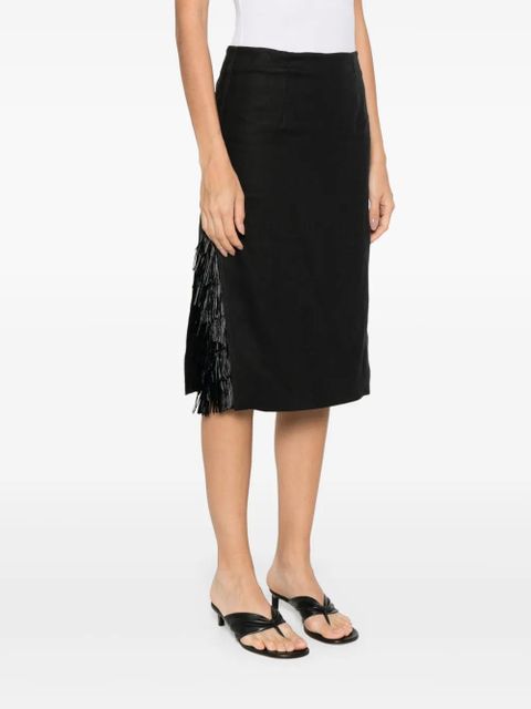 16Arlington Dafne midi skirt - Black - zdjęcie produktu nr 2