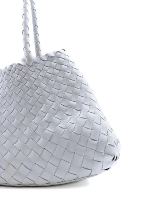 DRAGON DIFFUSION big Santa Croce woven tote bag - White - zdjęcie produktu nr 2