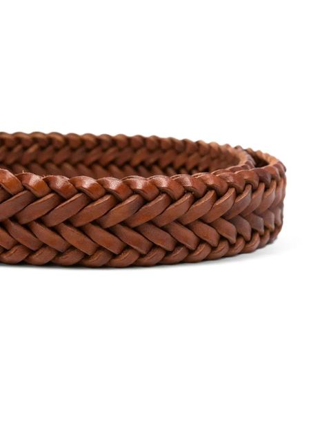 DRAGON DIFFUSION woven buckle belt - Brown