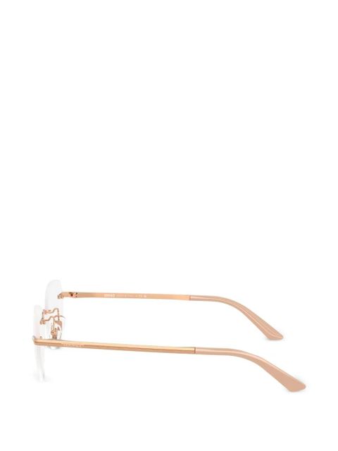 Versace Eyewear rimless glasses - Pink