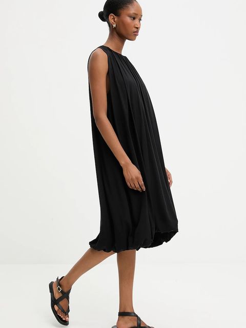 Answear.LAB sukienka kolor czarny mini rozkloszowana - zdjęcie produktu nr 1