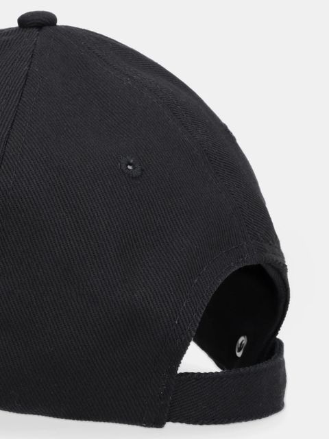 Tommy Jeans czapka z daszkiem bawełniana kolor czarny AW0AW18096