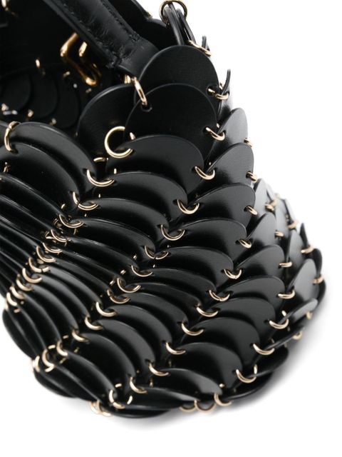 Rabanne Bucket Paco mini bag - Black