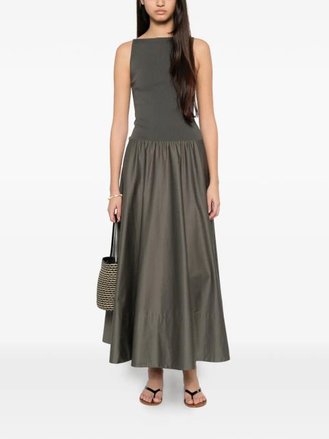 St. Agni backless circle-hem dress - Green - zdjęcie produktu nr 2