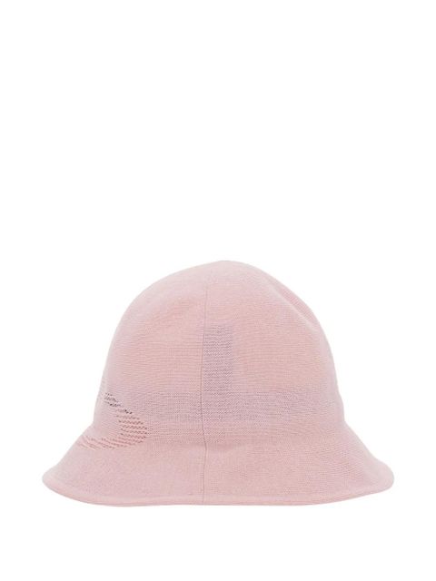Vivienne Westwood Orb-motif pointelle-knit bucket hat - Pink - zdjęcie produktu nr 2