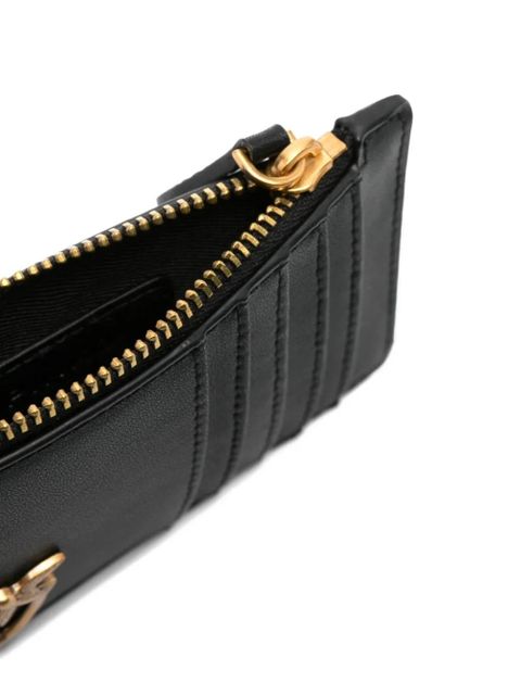 PINKO zip logo wallet - Black