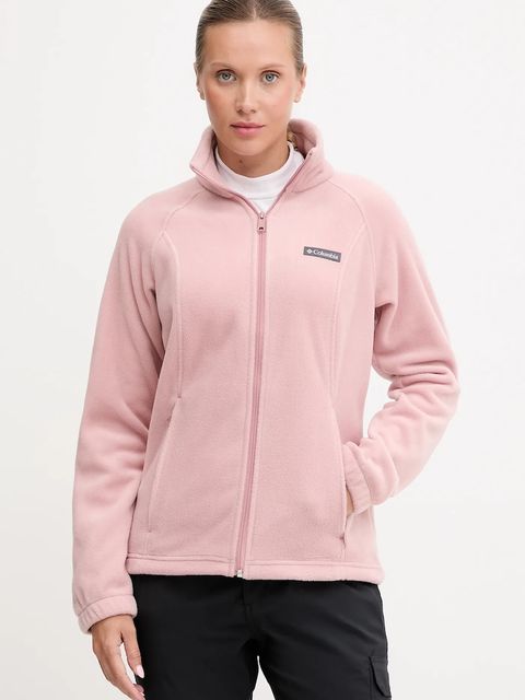 Columbia bluza sportowa Benton Springs kolor różowy gładka 1372111 - zdjęcie produktu nr 1