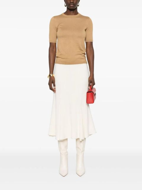 Max Mara Warren short-sleeve jumper - Neutrals