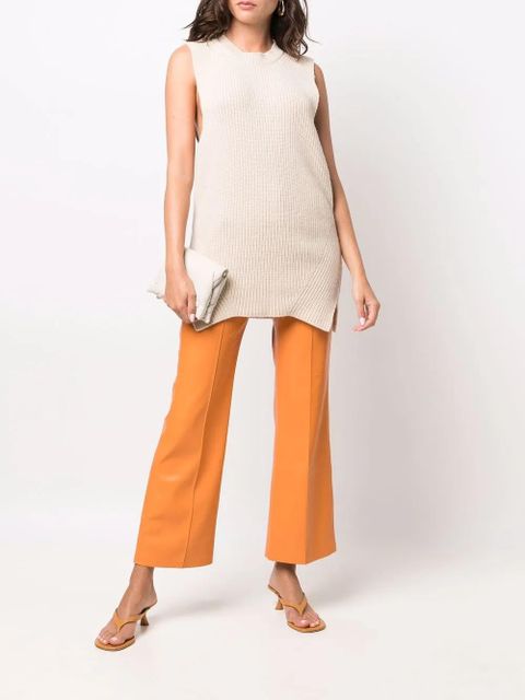 Nanushka sleeveless knit top - Neutrals