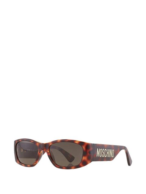 Moschino rectangle-frame sunglasses - Brown - zdjęcie produktu nr 2