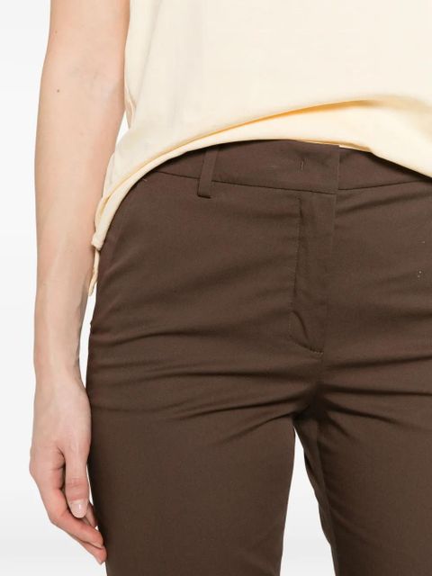 Weekend Max Mara cropped cigarette trousers - Brown