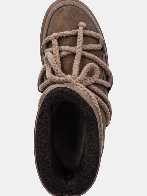 Inuikii śniegowce zamszowe Classic Wedge kolor brązowy 1001.004.0042.163