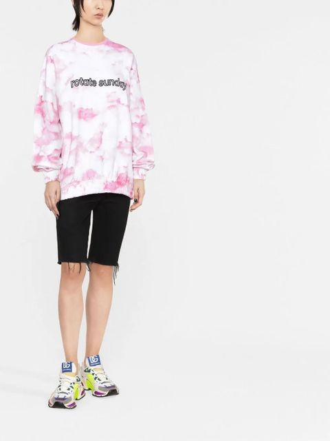 ROTATE BIRGER CHRISTENSEN Sunday tie-dye sweatshirt - Pink
