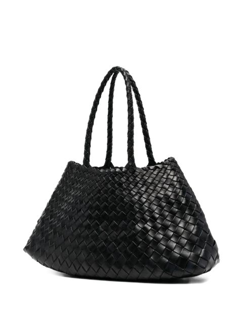 DRAGON DIFFUSION big Santa Croce woven tote bag - Black - zdjęcie produktu nr 2