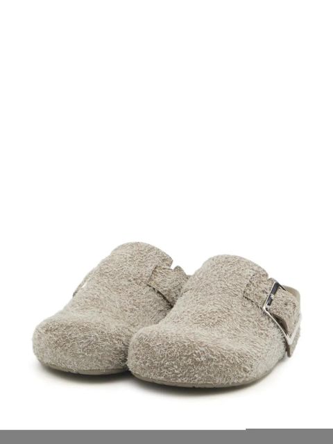 LOEWE Ease Buckle mules - Green