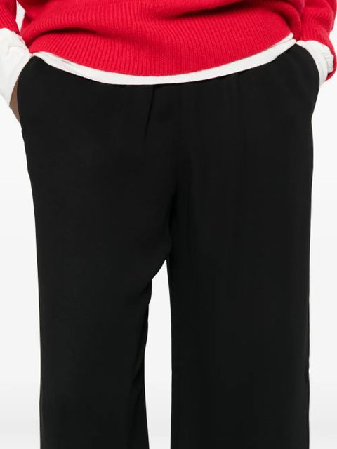 TOTEME elastic-waist trousers - Black