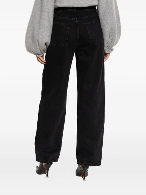 ROTATE BIRGER CHRISTENSEN button-detail jeans - Black