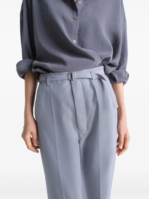 LEMAIRE belted tailores pants - Grey