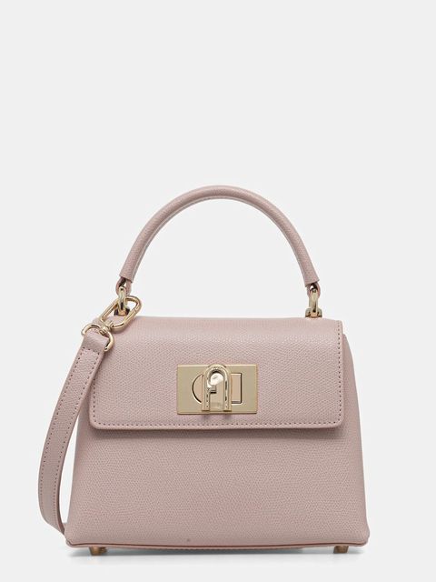 Furla torebka skórzana Mini Top Handle kolor różowy WB00109 ARE000 2814S - zdjęcie produktu nr 1
