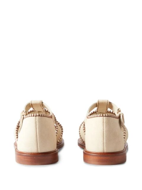 Claudie Pierlot contrast-stitch sandals - Neutrals