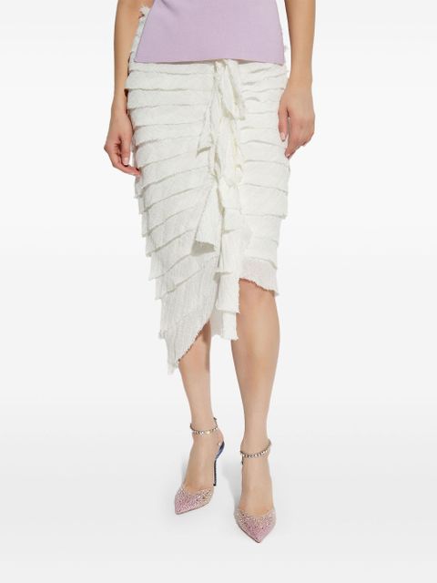 Cult Gaia Leo midi skirt - Neutrals