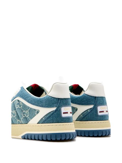 Gucci monogram denim sneakers - Blue - zdjęcie produktu nr 2