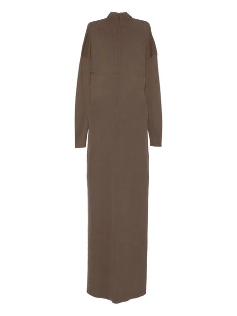 ENTIRE STUDIOS V-neck panelled maxi dress - Brown - zdjęcie produktu nr 2