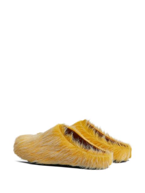 Marni Fussbett mules - Yellow