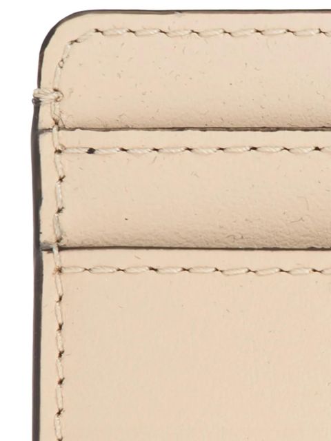 Versace logo-lettering card holder - Neutrals