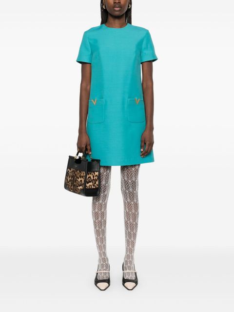 Valentino Garavani VGold mini dress - Blue