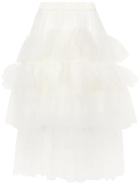 Simone Rocha tulle midi skirt - White - zdjęcie produktu nr 1