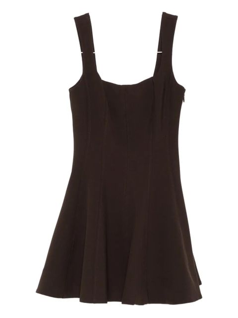 Simkhai square-neck mini dress - Brown