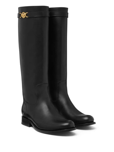 Versace Medusa '95 knee-high boots - Black