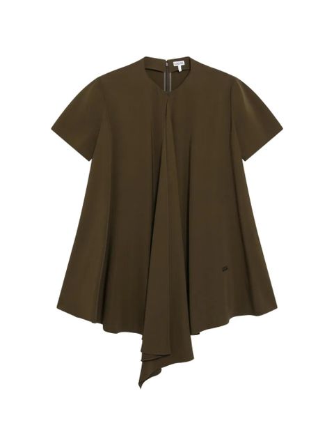 LOEWE draped trapeze mini dress - Green - zdjęcie produktu nr 1