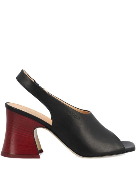 Chloé square-toe sandals - Black - zdjęcie produktu nr 1