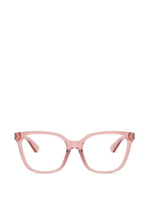 Burberry Eyewear square frame glasses - Pink - zdjęcie produktu nr 1