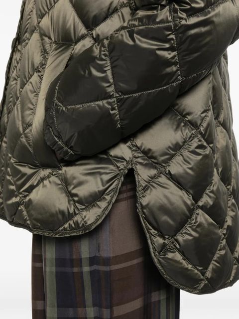 Max Mara quilted button jacket - Green