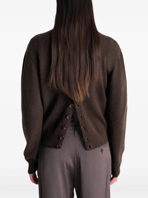 LEMAIRE buttoned cardigan - Brown