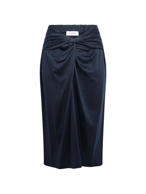 Yves Salomon draped skirt - Black - zdjęcie produktu nr 1
