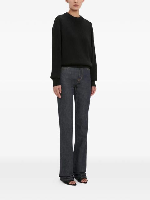 Victoria Beckham relaxed-fit ribbed-knit sweater - Black - zdjęcie produktu nr 2
