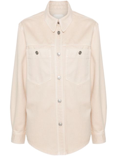 ISABEL MARANT Talbot buttoned shirt - Neutrals - zdjęcie produktu nr 1